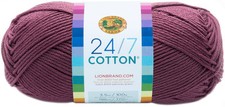 Lion Brand 24/7 Cotton Yarn-Lilac, 761-143