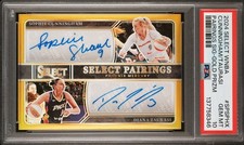 2024 Select WNBA Sophie Cunningham/Diana Taurasi Dual Gold /10 Auto PSA 10