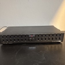 Vintage 1985 Sansui SE-300 7-Band Stereo Graphic Equalizer EQ Black - Working