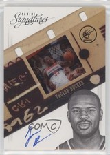 2012-13 Panini Signatures Signatures Film Trevor Booker #98 Auto w1w