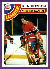Ken Dryden Montreal Canadiens 1978-79 Topps Hockey #50 EX+