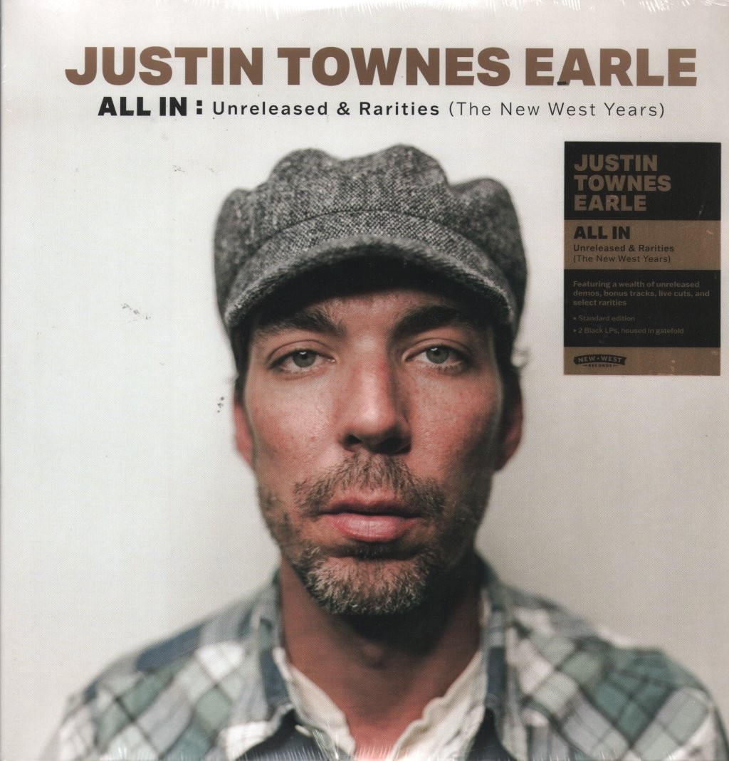 Justin Townes Earle All In Unreleased & Rarities LP vinyl USA New West 2024 2LP
