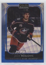 2021-22 O-Pee-Chee Platinum Blue Surge Jack Roslovic #89 e9p