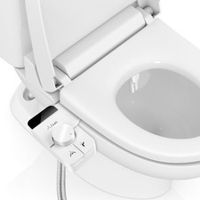Bidet Toilet Seat Attachment | Ultra-Thin 2 Nozzles | Cold Water Bidet | UK