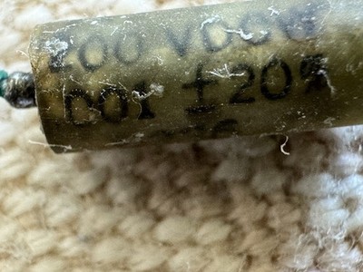 1 x Aerovox  .1uF 200V/ P123 ZN /Vitamin Q Style Capacitor/Vintage/Tested