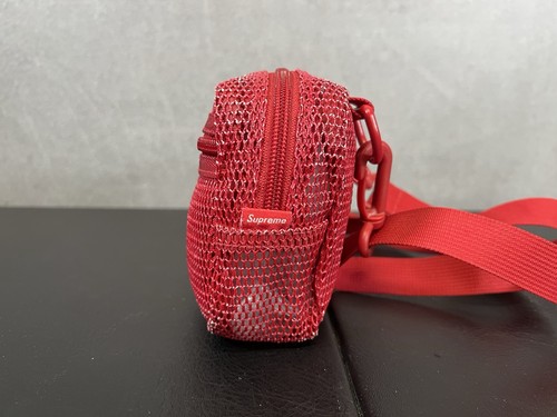 Supreme Cordura Mesh Small Red Bag Shoulder Strap SS20 Authentic - Picture 3 of 15