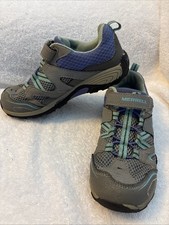Merrell Girls Youth ML-G Trail Chaser MY57111 Gray Purple Hiking Shoes, 2.5