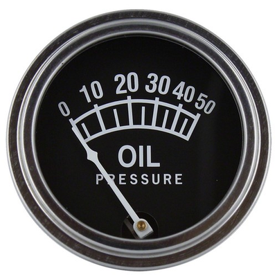 #ad Oil Pressure Gauge fits International Tractor ID9 MD MD 0 50 PSI Universal $32.99