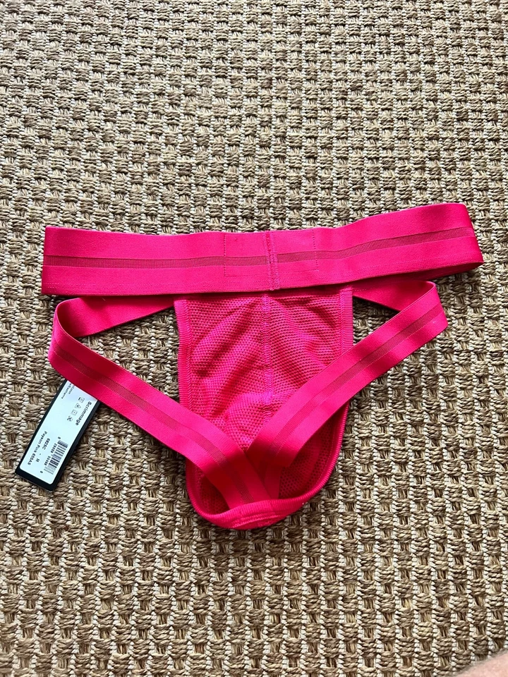 C IN2 Scrimmage Payson Pink mesh pouch jock jockstrap Medium nwt new - Image 4 of 4