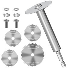 Coupe-Tube Intérieur PVC + 4 Lames HSS - Tige Hex 1/4" pour Perceuse & Visseuse