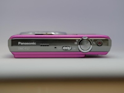 Panasonic LUMIX DMC-FS7 Pink Compact Digital Camera with Battery