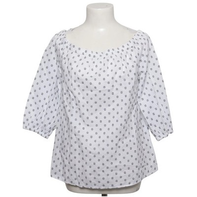 L.O.G.G by H&M, Bluse, Größe: 38, Weiß/Blau, Sonstiges, Damen #UY2