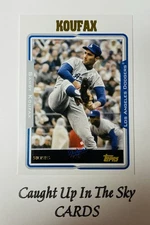 2025 Topps Archives Sandy Koufax “Design Variation” SP Dodgers Code #453