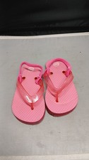 Wonder Nation Flip Flops Girl Pink Glitter Toddlers Elastic Back Strap Sandal