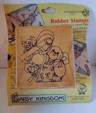 Vintage Daisy Kingdom Rubber Stamp P311 All Wrapped Up