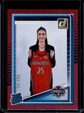 2025 Panini Donruss WNBA Sonia Citron Rated Rookie Red Holo RC #/299 Mystics