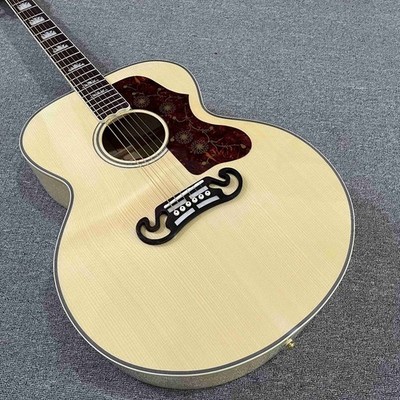 J-200 Natural Acoustic Guitar Solid Spruce Top Rosewood Fretboard US warehouse