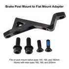 <!--F#f_0-->High Performance Brake Adapter With 4 Bolts 140 To 160 160 To 180mm Black<!--F/-->