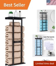 Towel Racks for Bathroom, Bathroom Towel Storage Wall Mounted 30 inch with Sh...