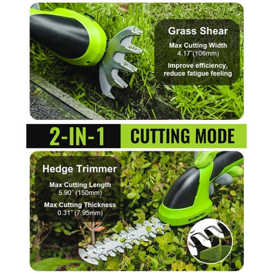 #ad #ad Upgraded Cordless Hedge Trimmer Quick Switch Design $87.99