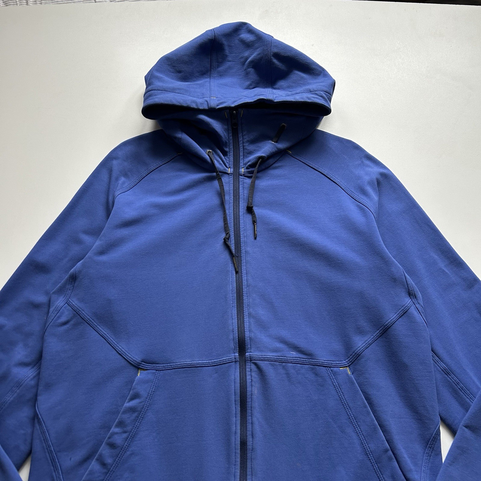 Arcteryx Full Zip Hoodie Jacket Mens Large Blue Gorpcore Embroidered Logo Rare image 2