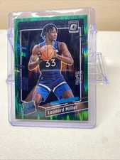 2023-24 Donruss Optic #234 Leonard Miller Hyper Green