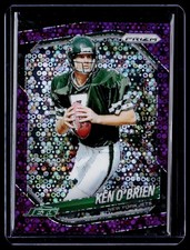 2025 Panini Prizm #185 Ken O'Brien No Huddle Purple #/75