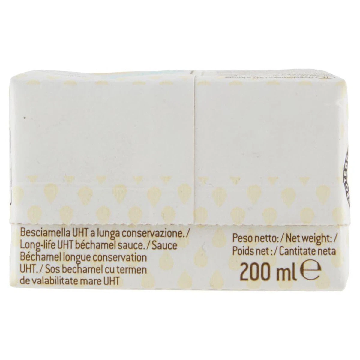 Granarolo Besciamella UHT-Béchamelcreme zum Kochen, haltbar 6x200ml+Polpa
