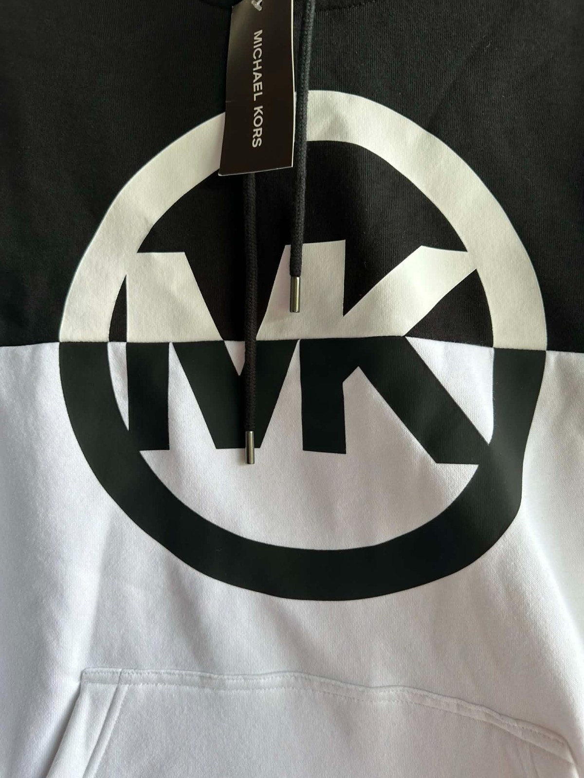 NWT  MICHAEL KORS MEN'S HOODIE MEDIUM M SWEATER THICK KNIT FLEECE thumbnail 4