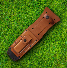 Ontario Sheath Brown Leather Construction Fits 499 Air Force Survival Knife