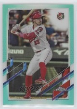 2021 Chrome NPB Nippon Professional Baseball Aqua Refractor Ryosuke Kikuchi 0c2