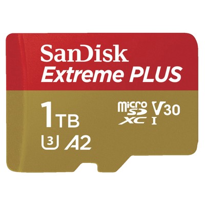 SANDISK Elite Extreme  PLUS UHS-I, Micro-SDXC Speicherkarte, 1 TB, 200 MB/s