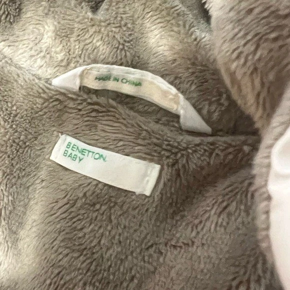 Traje de nieve United Colors Of Benetton bebé 1-3 meses unisex forrado de lana Foto 4 de 4