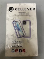 Coque intégrale transparente Cellever pour iPhone 12/iPhone 12 Pro 6,1 pouces violet clair