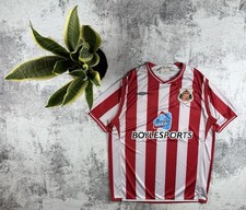 Sunderland 2009/2010 Home Soccer Umbro Football Jersey Blockcore T Shirt Tee