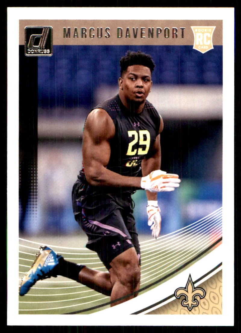 Marcus Davenport Panini Donruss #356 Base