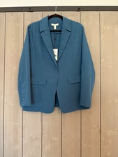Woman's Teal Halston Blazer M w/ Tags