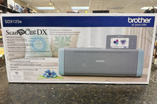 Brother SDX125E ScanNCut DX Cutting Machine, Scanner, Grey and Blue- OPEN BOX