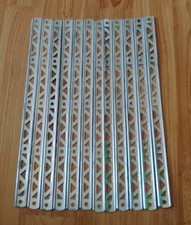 Gilbert Erector Set Part C 10" Cadmium Plated Straight Girder Lot of 13 Nice