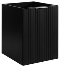 Armadio Armadietto Bagno Lavandino Lavabo Mobiletto Sottolavabo 40 cm Nero