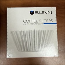 BUNN 8-12 Cup Coffee Filters, 100 Pack High Quality Paper