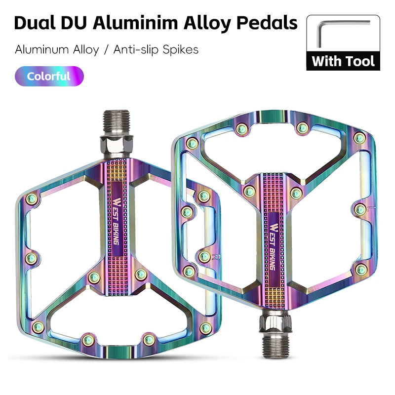 Pedals Du Sealed Bearing Cycling Pedal Mtb Road Bike Non-slip