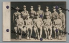RPPC US Military Soldiers WW1 Era ADA OH Ohio 1911 Vintage Real Photo Postcard