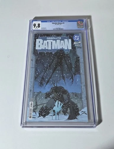🧊 Absolute Batman #8 CGC 9.8 Graded Cover A 1st Printing Mr. Freeze 🧊