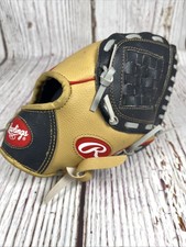 Rawlings 10 Inch Tan and Black Tee Ball Glove Right Hand Throw WPL10CBSG