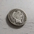 1913-P Barber 90% Silver Dime ~ Free Shipping! #3