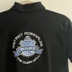 VTG SEGA Republic Black Polo Large L Mens Dubai Mall  Video Game Promo