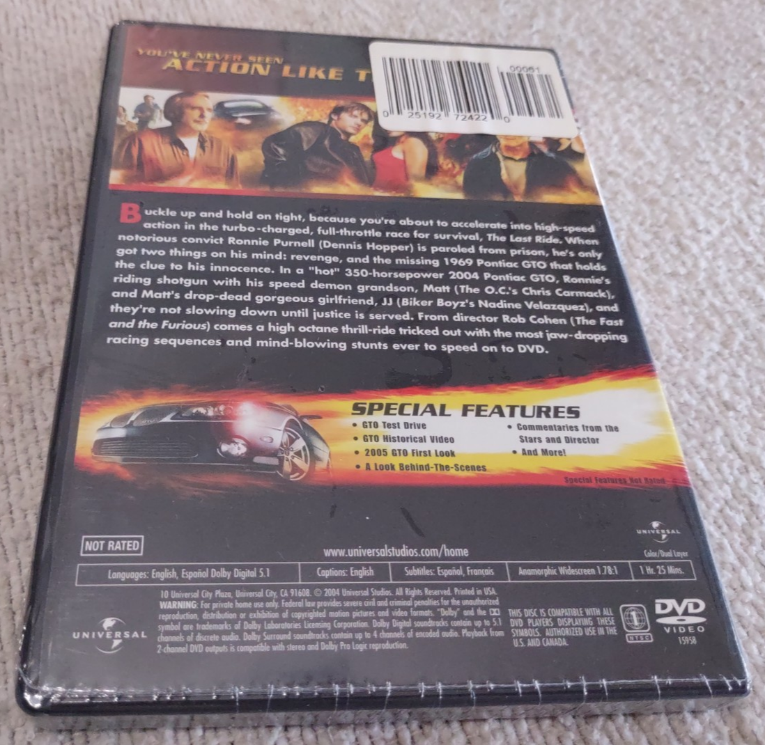 The Last Ride (DVD, 2004) for sale online | eBay