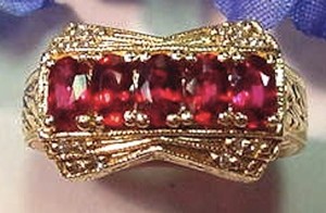 GENERATIONS-1912-GENUINE-FANCY-FIRE-RED-ORANGE-SAPPHIRE-DIAMOND-RING-14KT