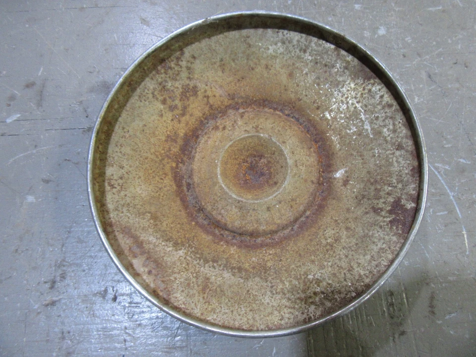 Ford Mainline Customline 1955 1956 embellecedor de rueda de acero tapacubos pieza de cubierta Foto 3 de 3